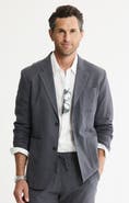 JACHS Linen Blend Blazer