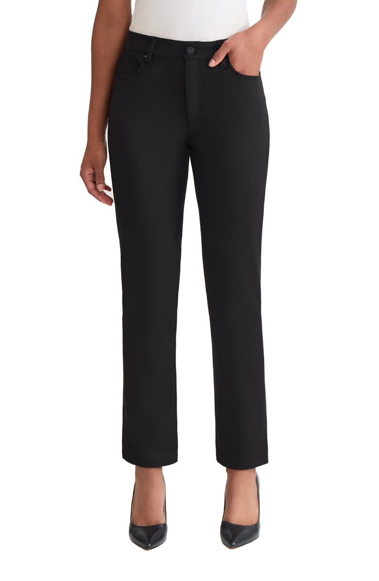 Jones New York Lexington Straight Leg Pants, Main, color, Jones Black