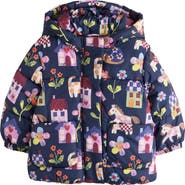 NEXT Kids' Print Hooded Puffer Jacket