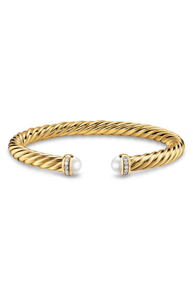 David Yurman Cablespira<sup>®</sup> Flex Bracelet, 6mm, Alternate, color, Pearl