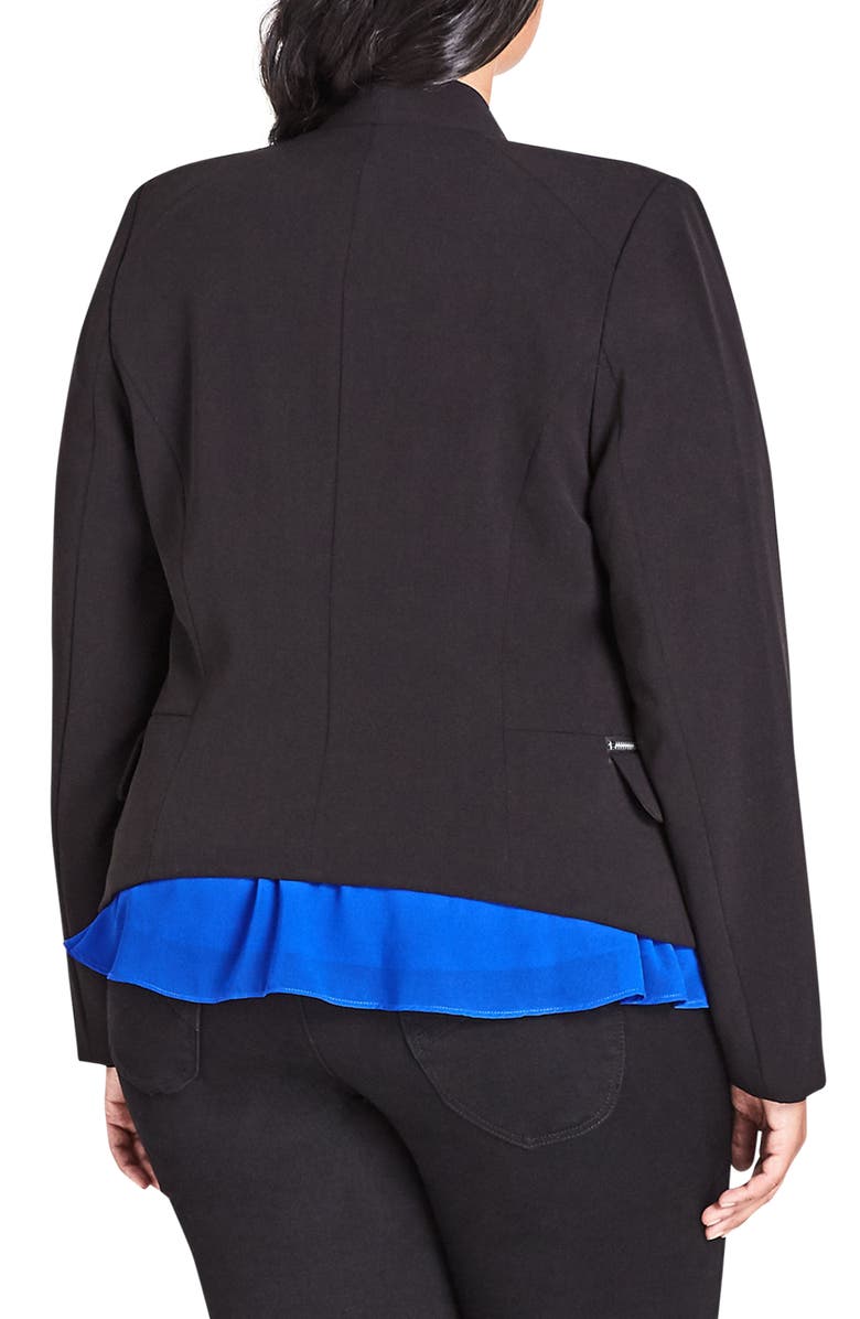 City Chic Elegance Fitted Jacket, Alternate, color,