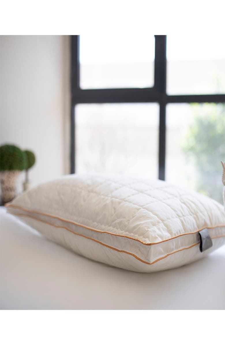 DePera Luxury Wool King Size Pillow - White, Alternate, color,