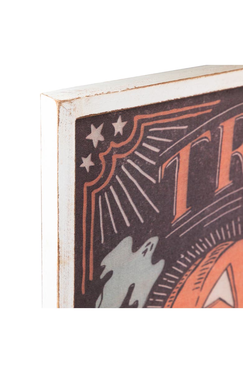 Northlight Trick or Treat Jack-O-Lantern Halloween Wall Sign - 18.75", Alternate, color, Orange