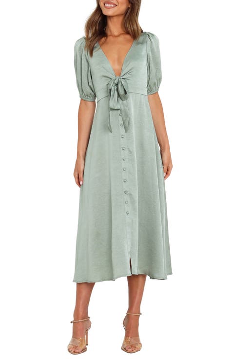 Piper Button Front Midi Dress