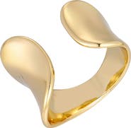 Adornia 18K Gold Plated Open Band Ring