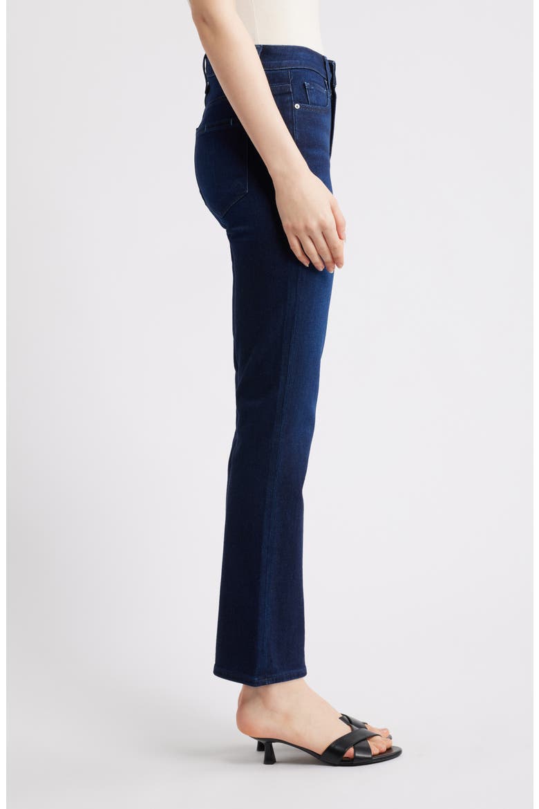 Cindy High Waist Crop Straight Leg Jeans, Alternate, color, ELEVATED
