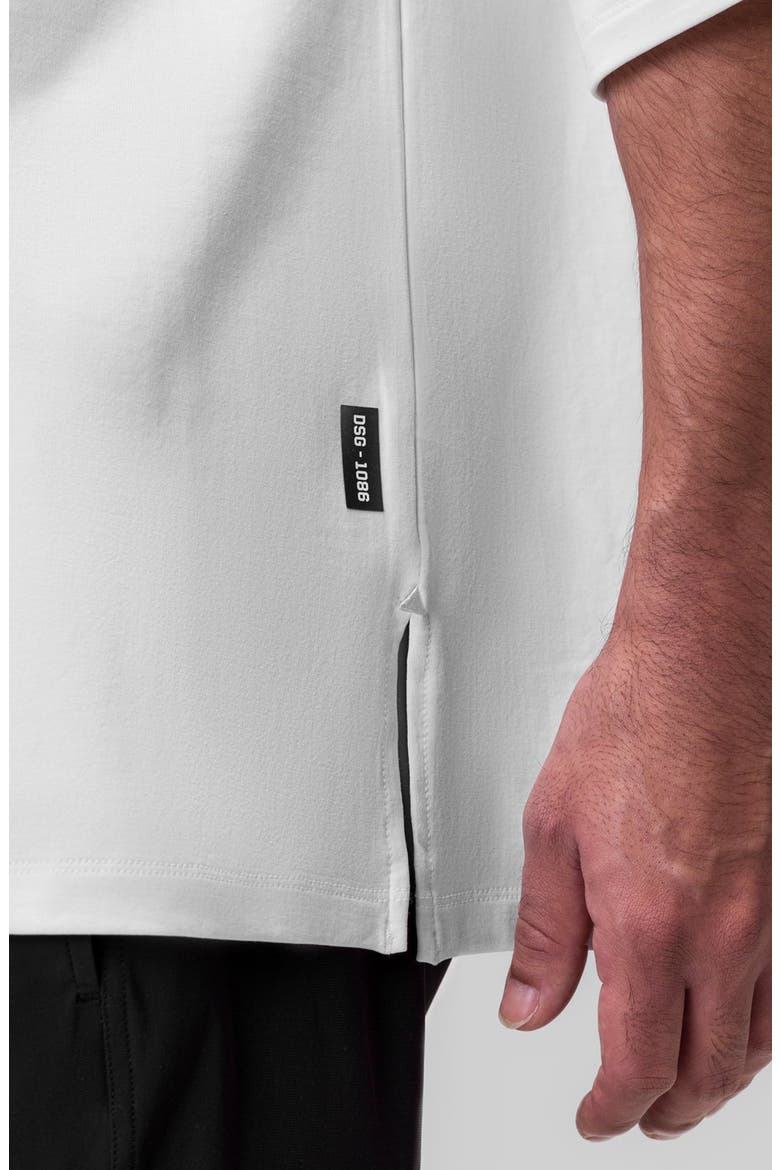 Supima 3/4 Sleeve Oversized Tee, Alternate, color, White