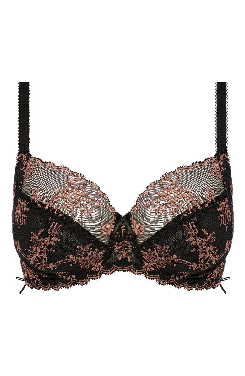 Freya Offbeat Decadence Underwire Side Support Bra, Alternate, color, 