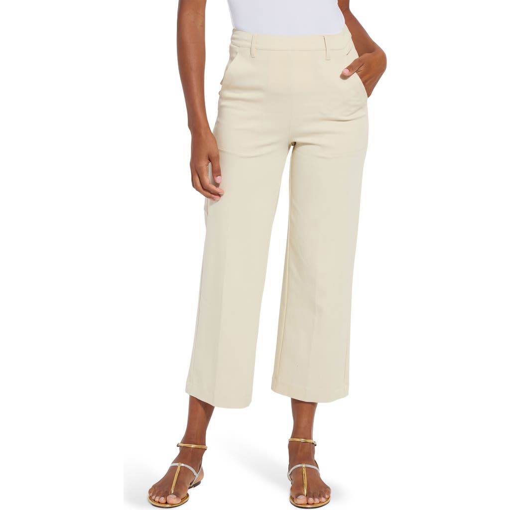 Lyssé Pamela Crop Utility Pants In Ecru