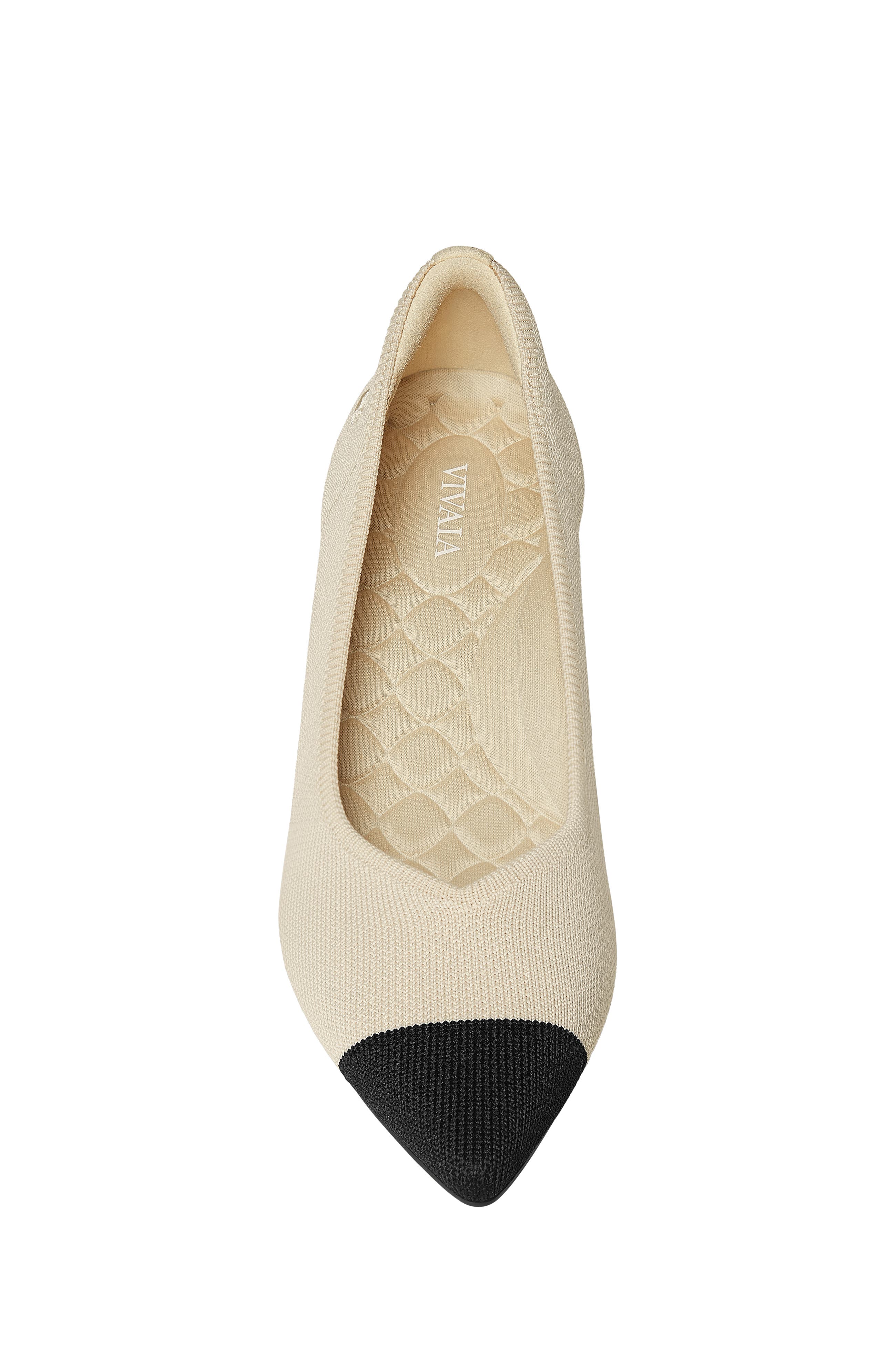 Scarlett Pointed-Toe Kitten Heels, Alternate, color, Cream Ivory & Black