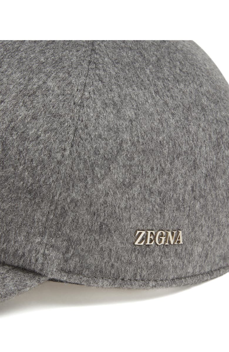 ZEGNA Cashmere Baseball Cap, Alternate, color, Grey