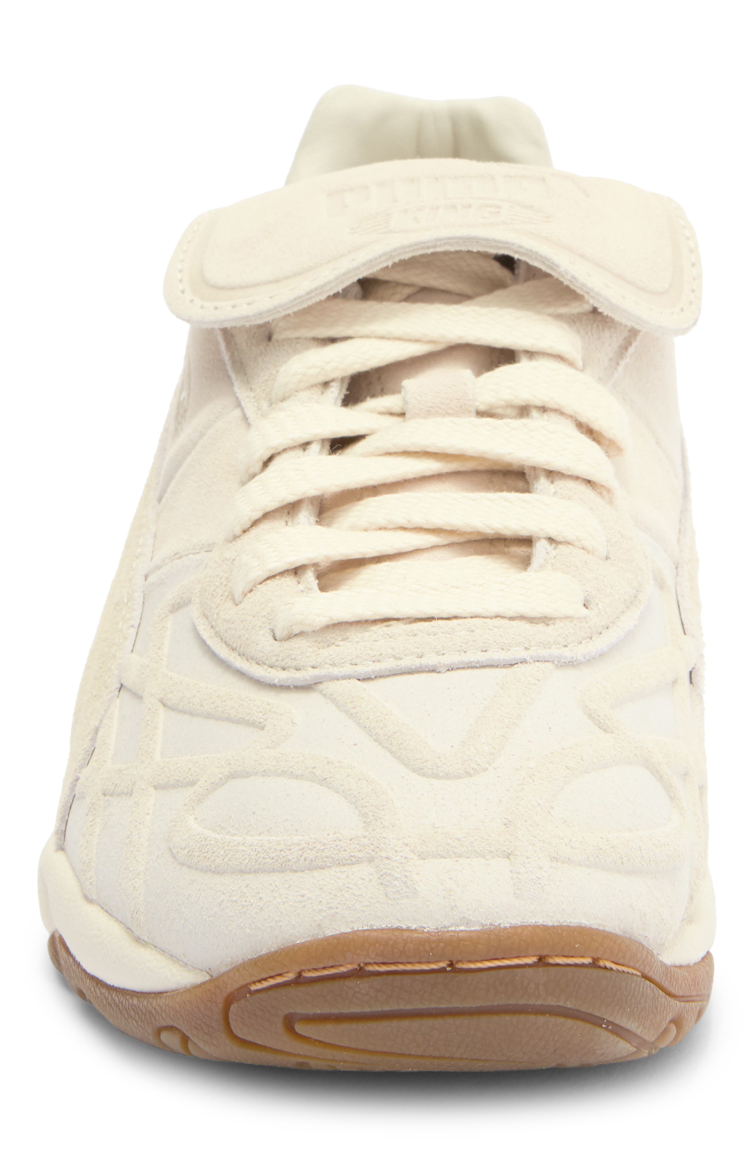 King Indoor Clean Soccer Sneaker, Alternate, color, ALPINE SNOW