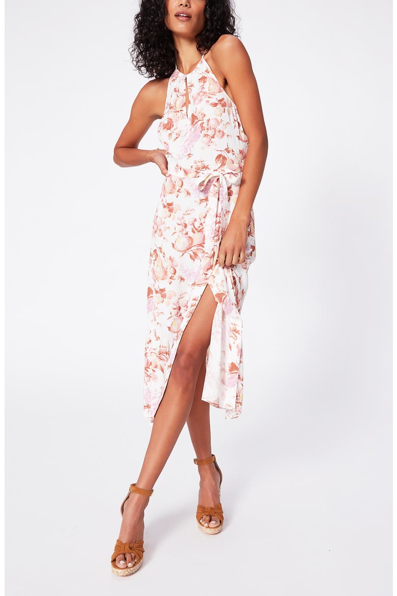 Jade Midi Dress, Alternate, color, MCAORNGMLT