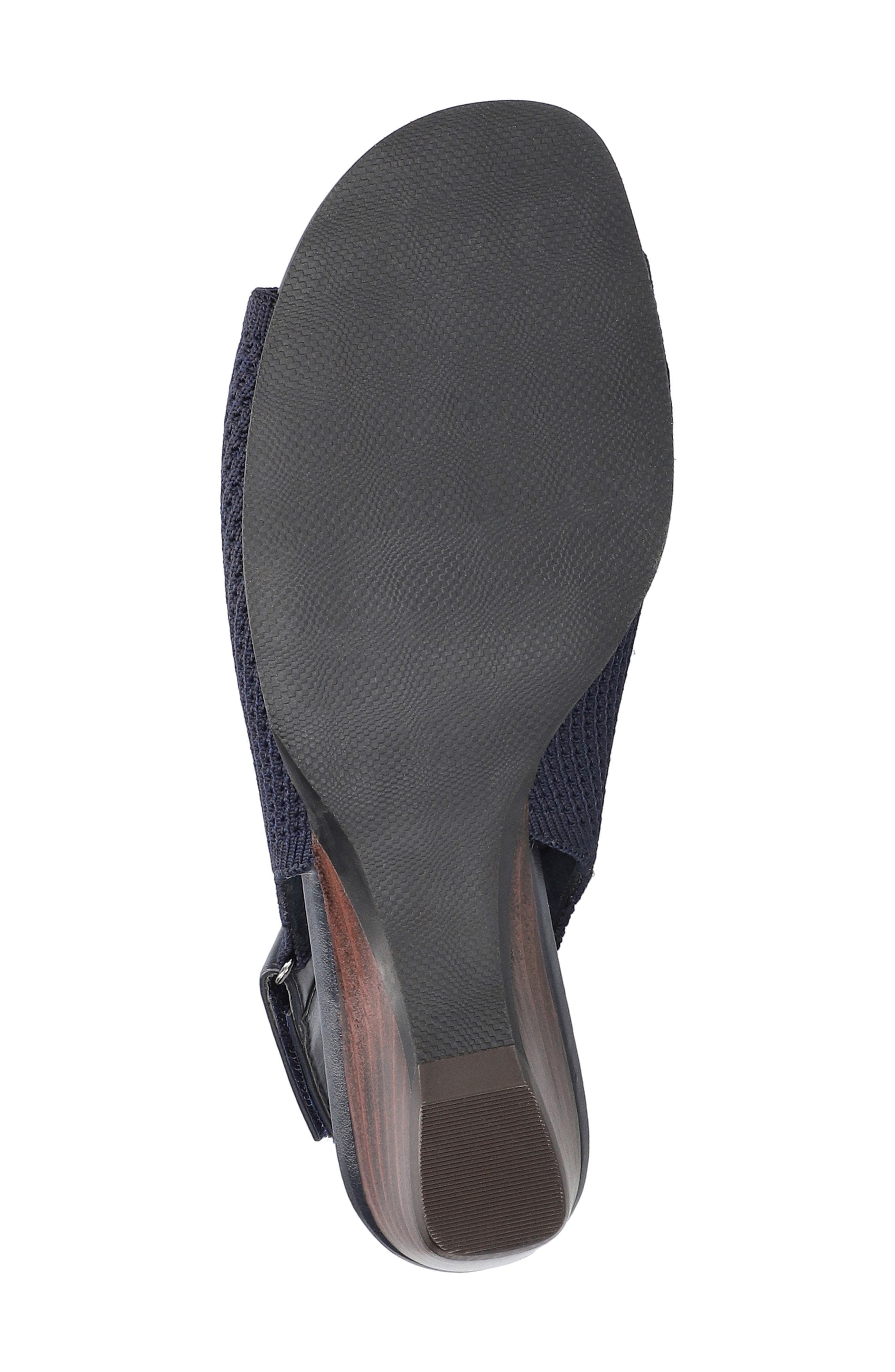 Marin Slingback Sandal, Alternate, color, NAVY KNIT