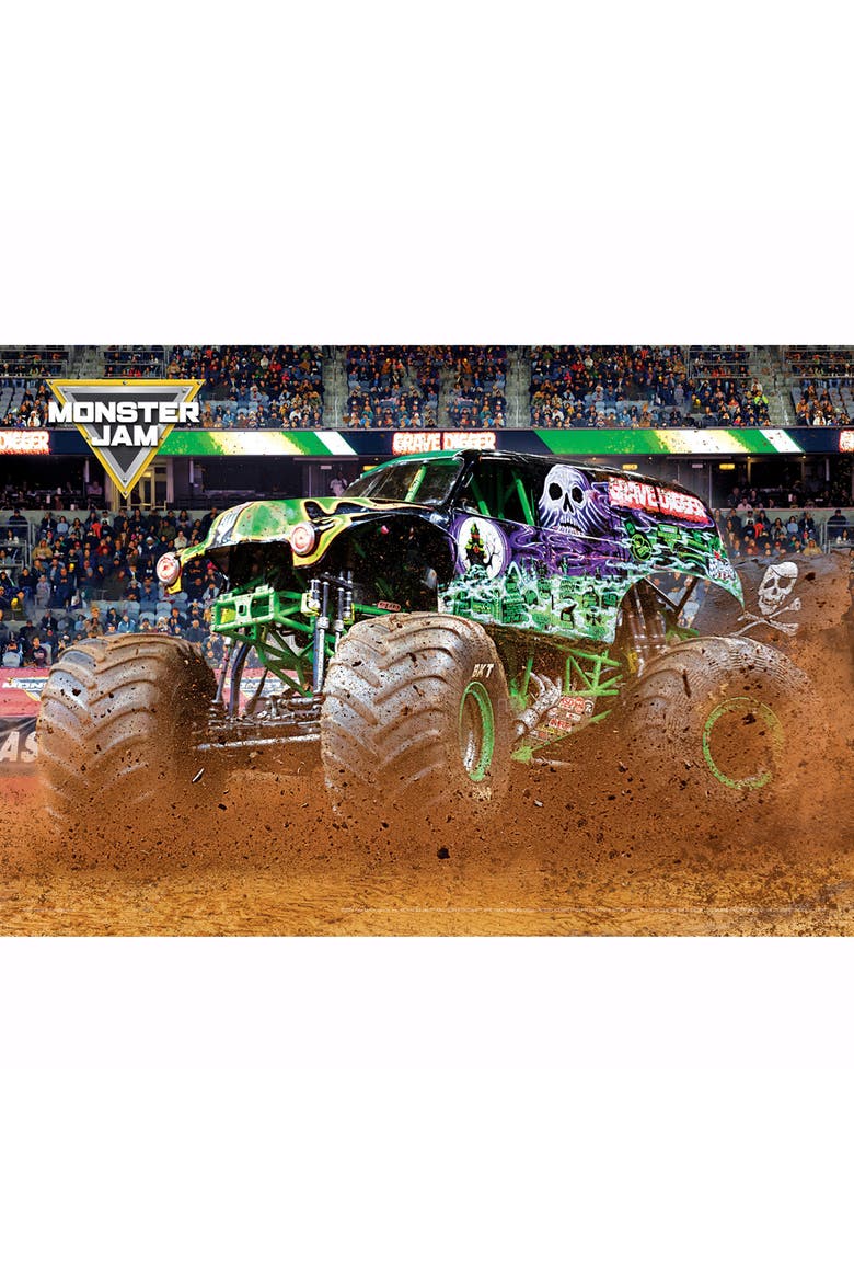Monster Jam Grave Digger 550Piece Puzzle, Alternate, color, Multicolored