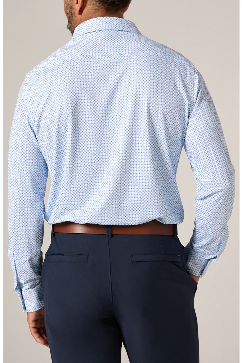 Alba Wrinkle Resistant Performance Button-Up Shirt, Alternate, color, LIGHT BLUE