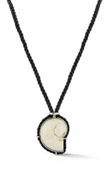 SPHERA MILANO Shell Pendant Necklace