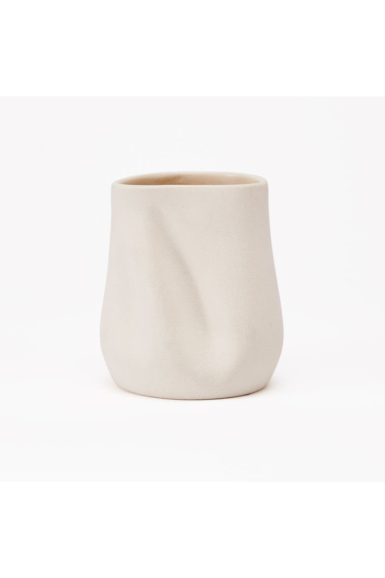 Sabine Vase, Alternate, color, Raw Blanc - Medium