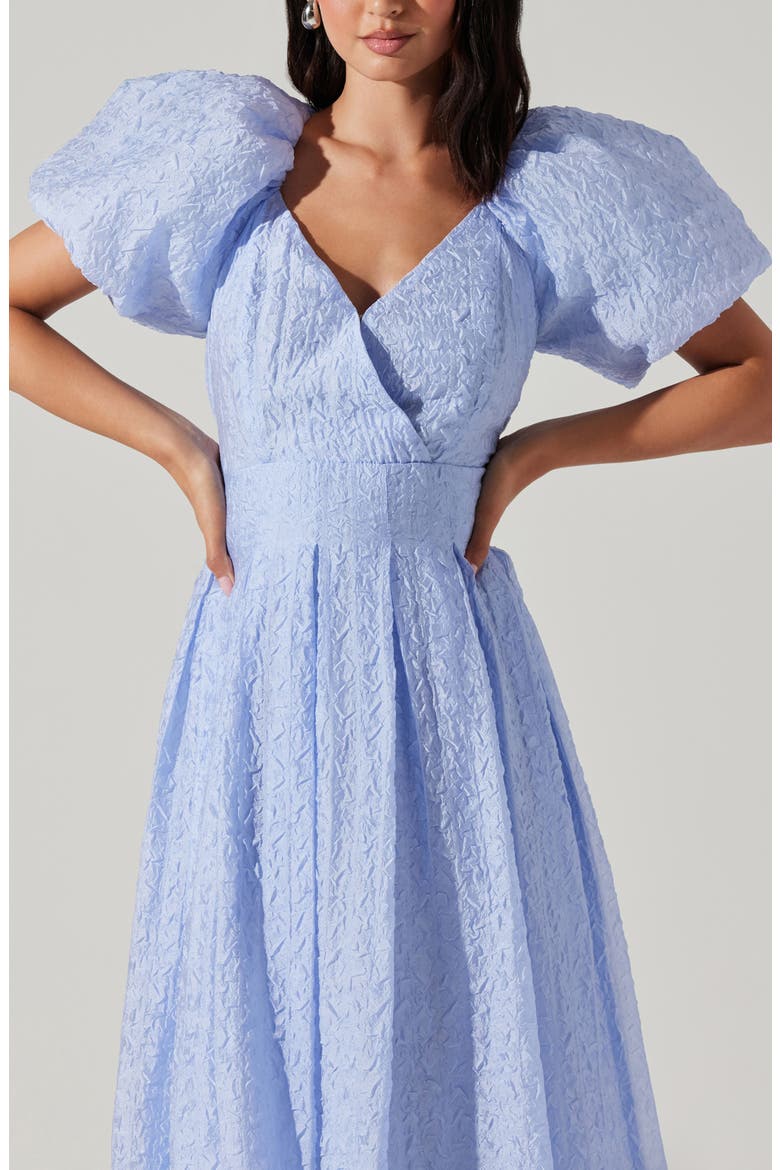 Linette A-Line Dress, Alternate, color, BLUE