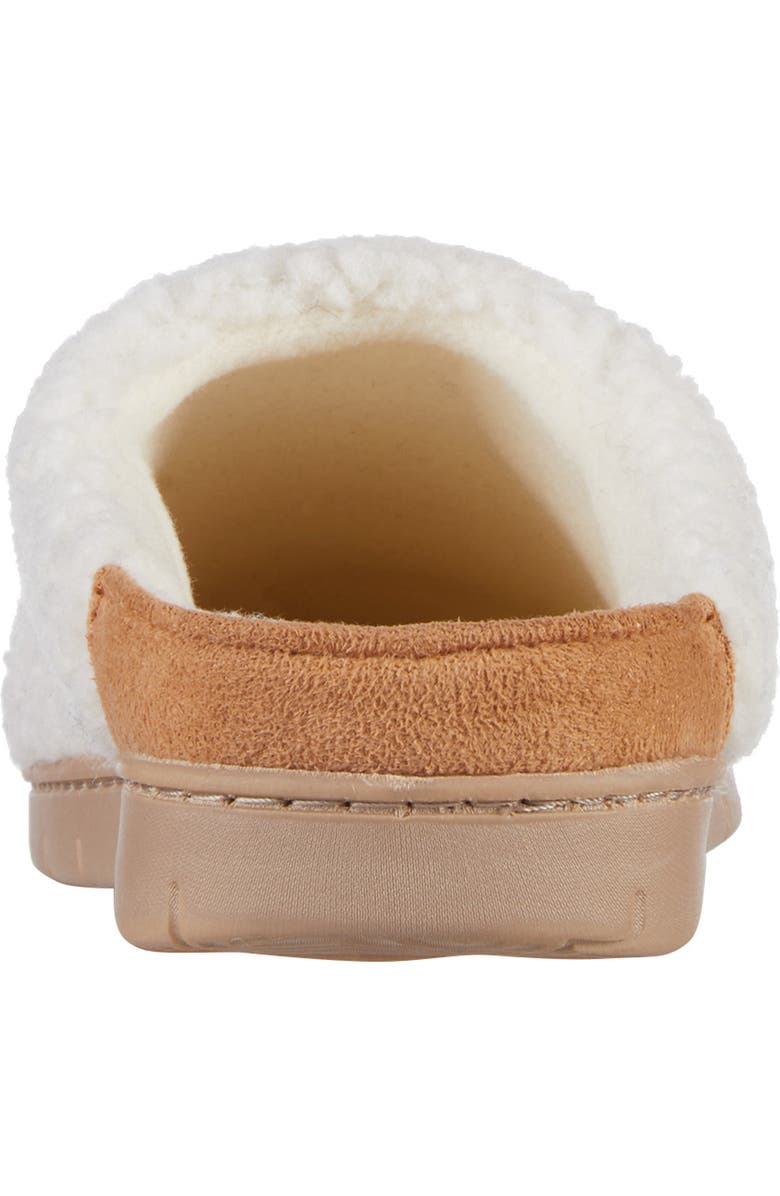 ISOTONER Clara Faux Shearling Slipper, Alternate, color, White