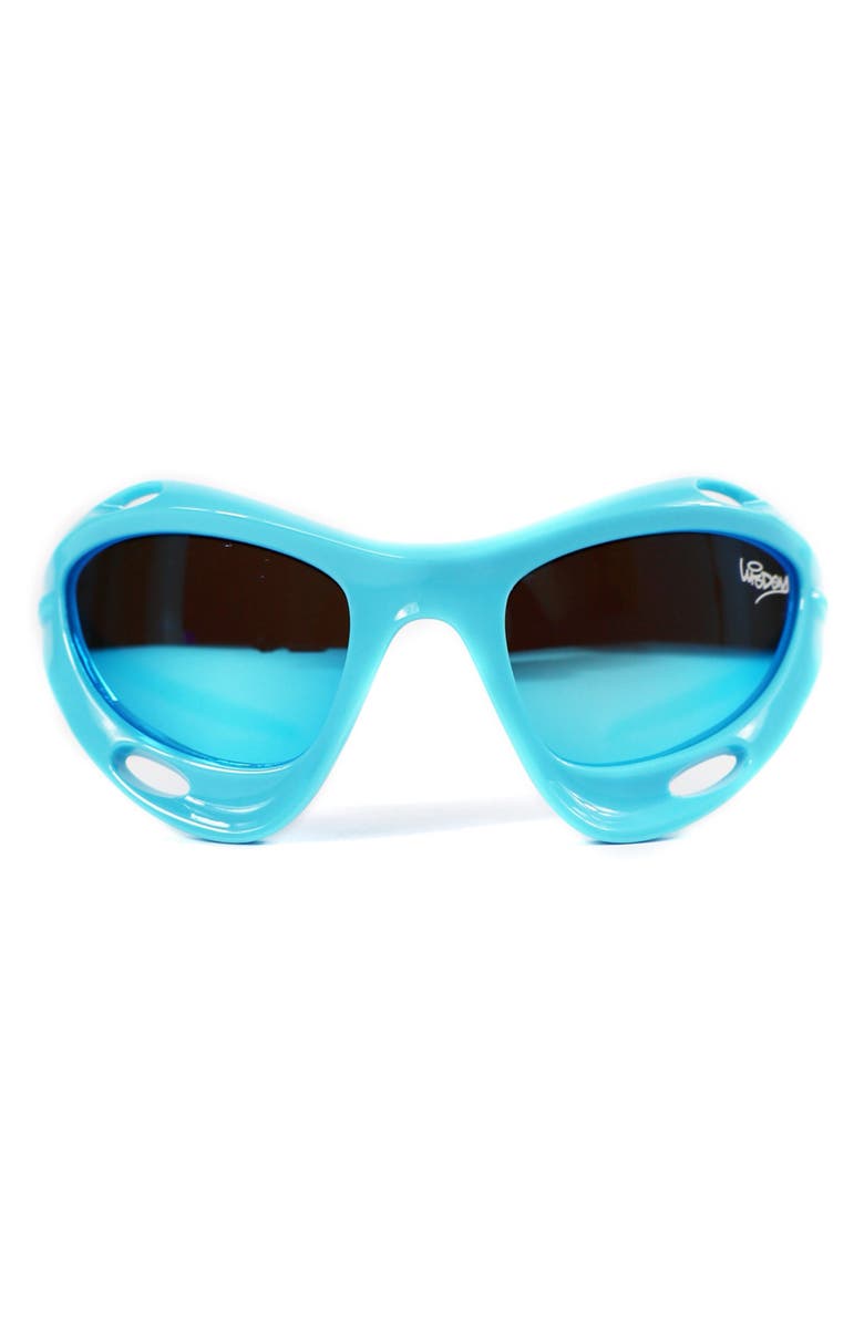Wisdom Frame 18 63mm Irregular Sunglasses, Main, color, 
