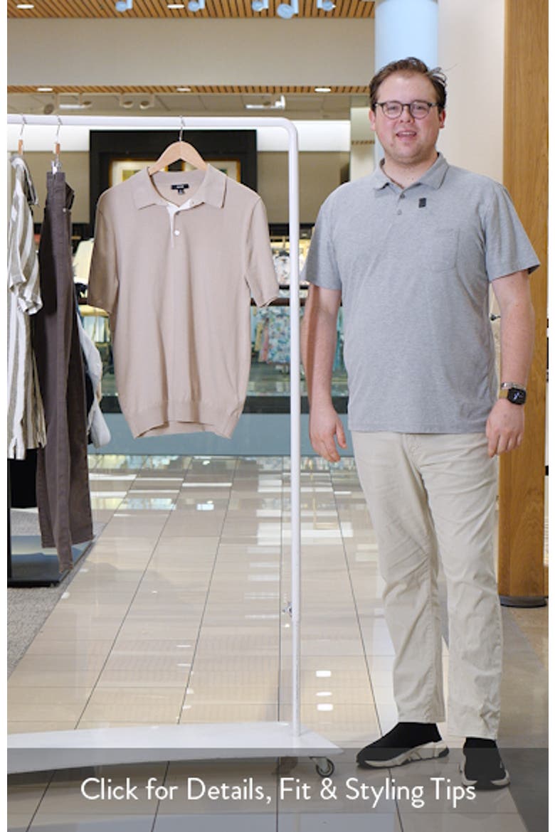 Finch Short Sleeve Linen & Cotton Polo Sweater video