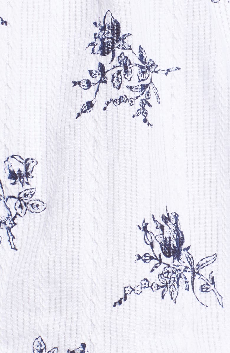 J.O.A. Ruffle Sleeve Crop Top, Alternate, color, 