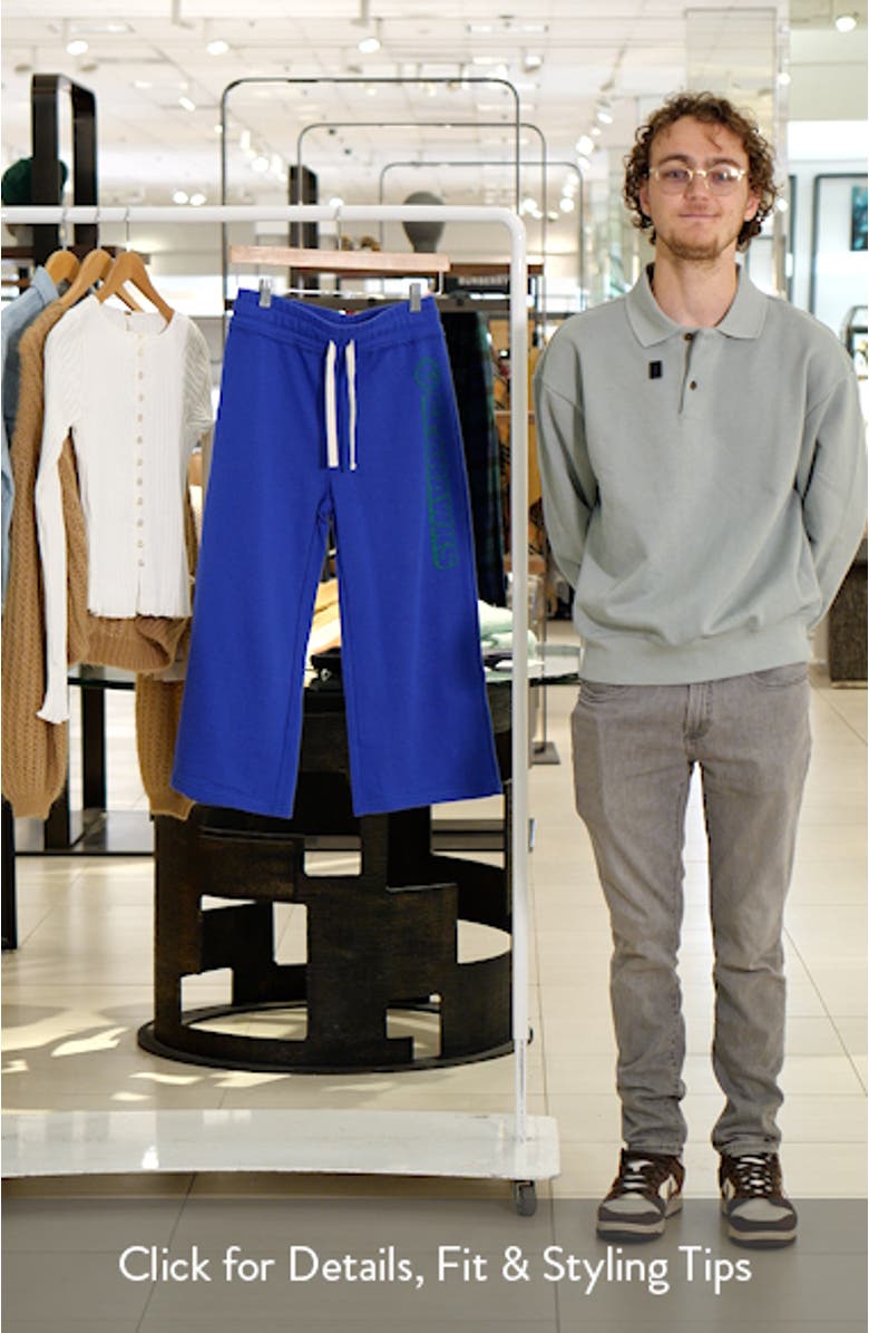 Women's Junk Food Royal Seattle Seahawks Cropped Pants, sales video thumbnail