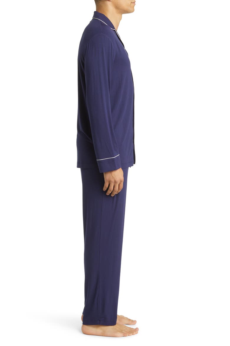 Moonlight Eco Pajamas, Alternate, color, NAVY PEACOAT