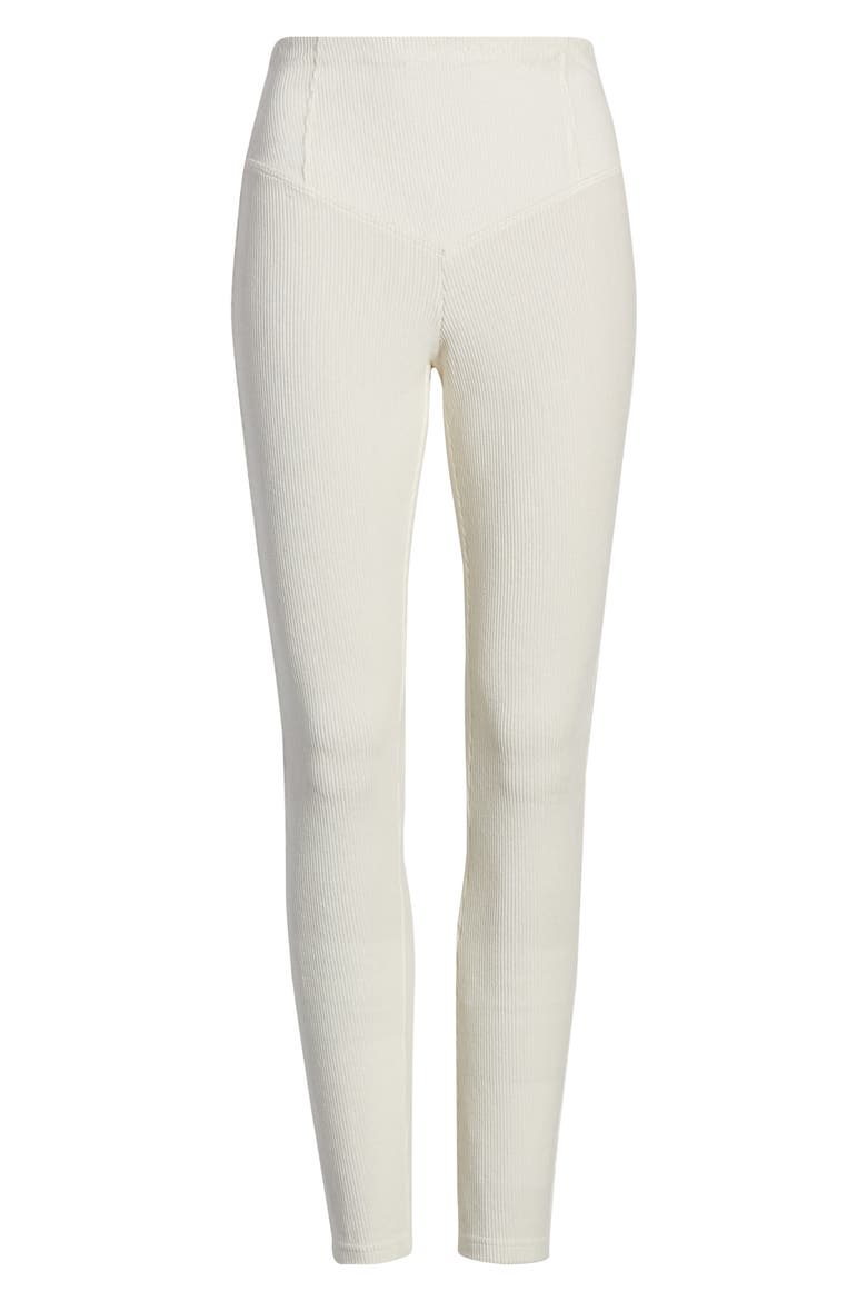 Corduroy Leggings, Alternate, color, WHITE SATIN