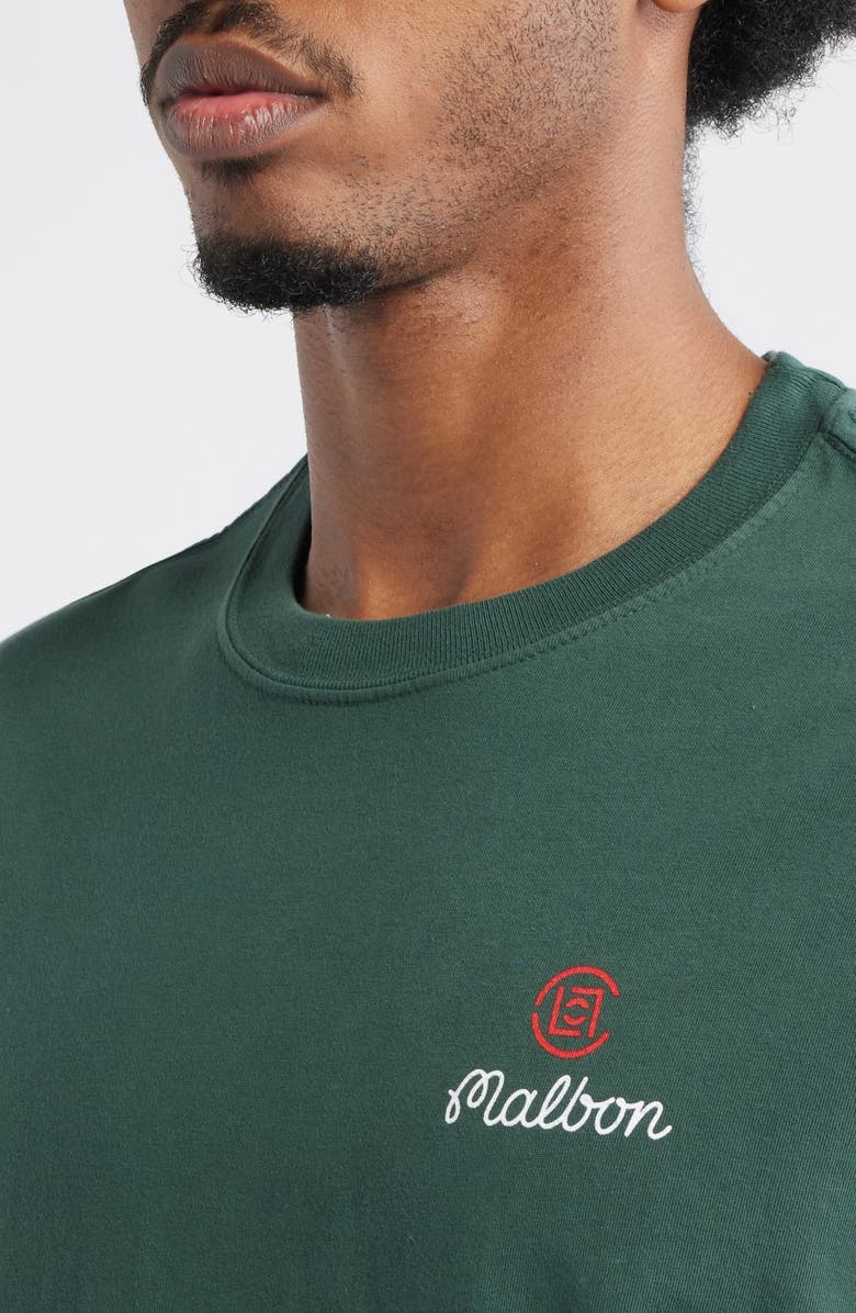 Malbon Golf Bermuda Clot Cotton Graphic T-Shirt, Alternate, color, Green