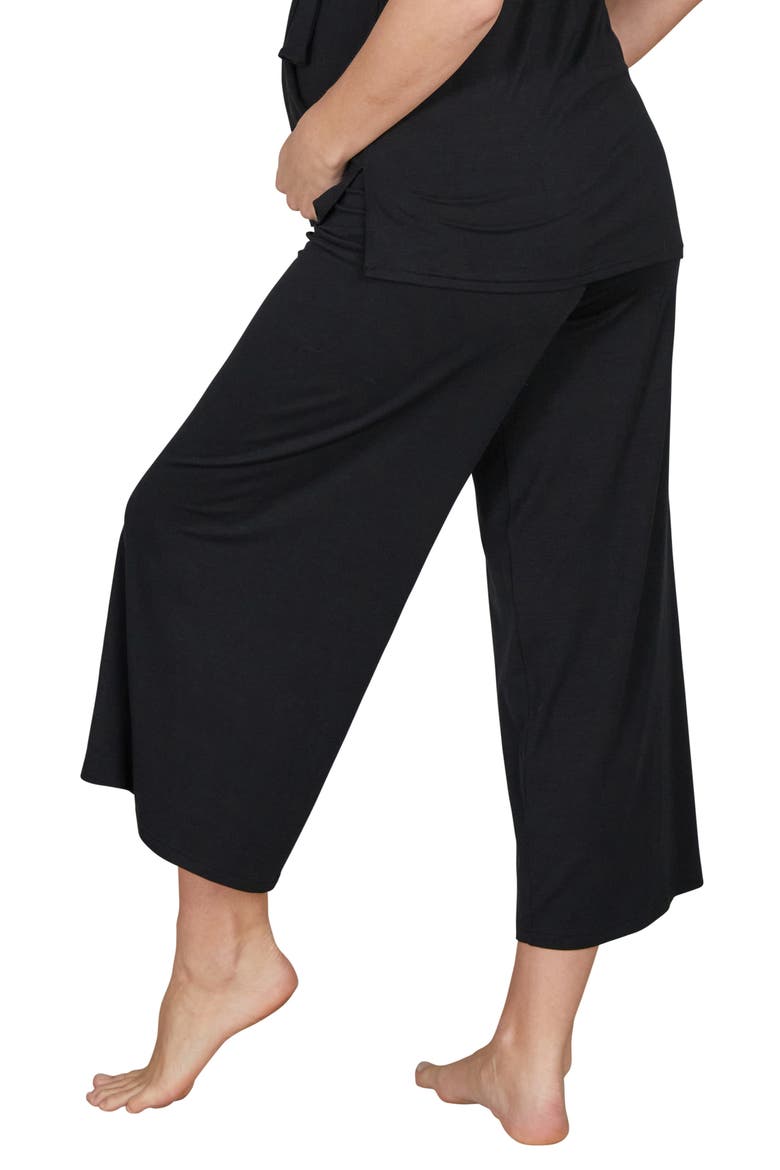 Maternity pants 7/8th Origin, Alternate, color, BLACK