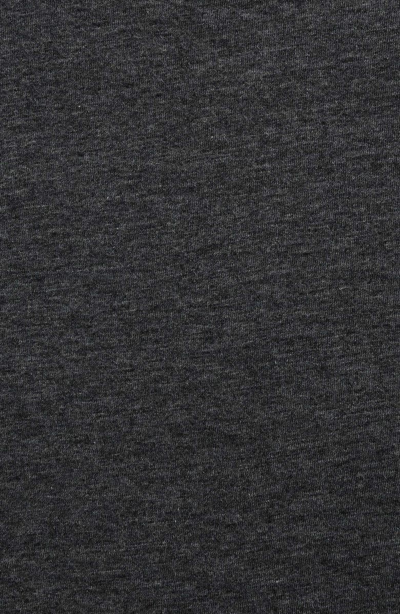 Calvin Klein Mélange Cotton Blend Jersey Sheet Set, Alternate, color, Dark Grey