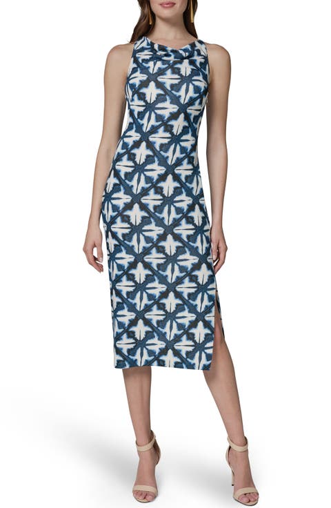 Print Midh Sheath Dress