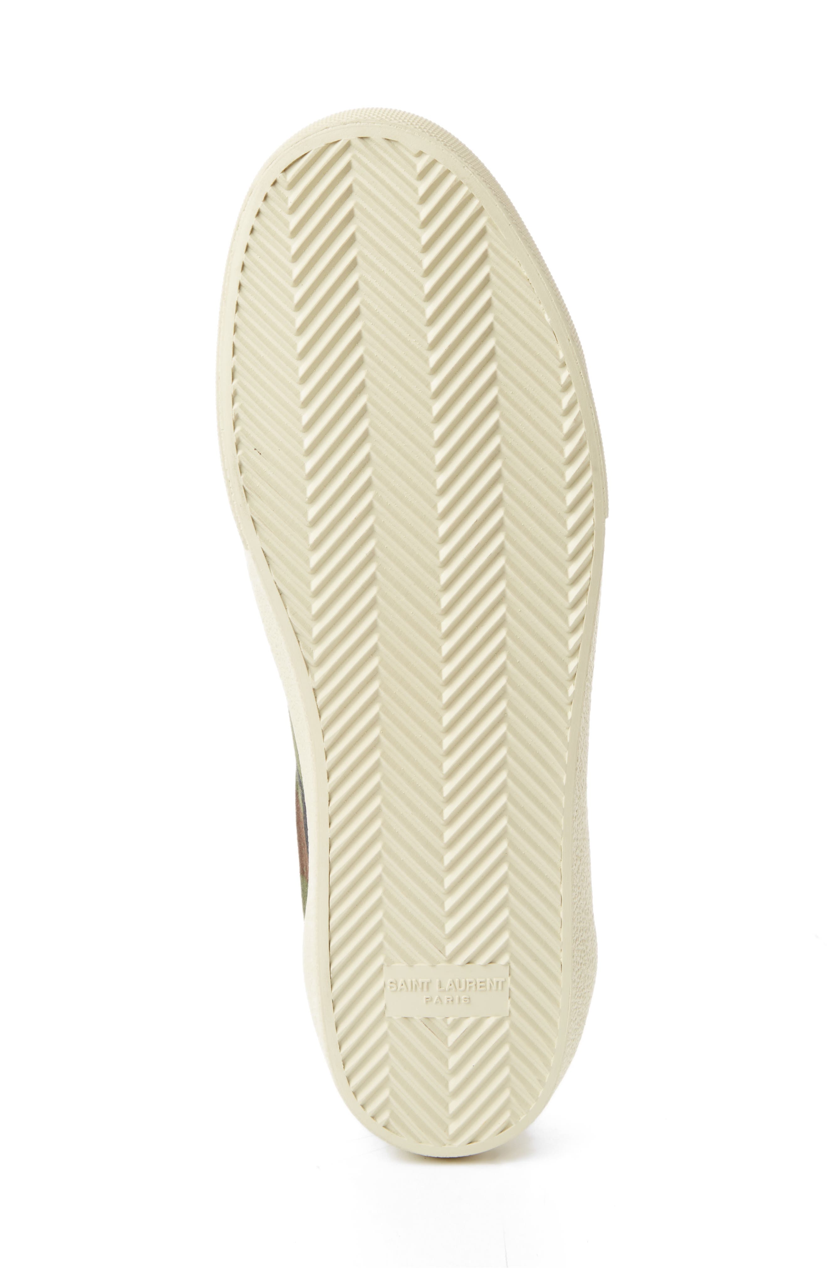 Saint Laurent Logo Embroidered Sneaker, Alternate, color, 