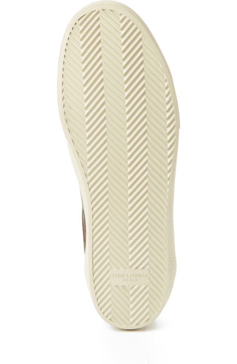 Saint Laurent Logo Embroidered Sneaker, Alternate, color,