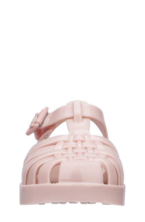 Mini Melissa Closed-toe Ankle-buckle Sandals In Pink