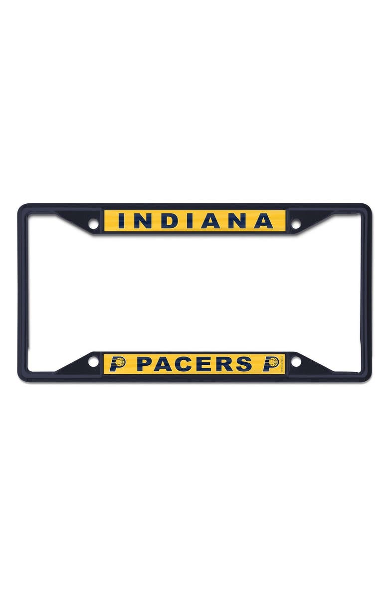 WINCRAFT Indiana Pacers Chrome Color License Plate Frame, Main, color, 