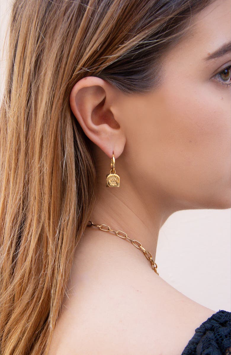 Wilhelmina Garcia Amulete Die Drop Earring, Alternate, color,