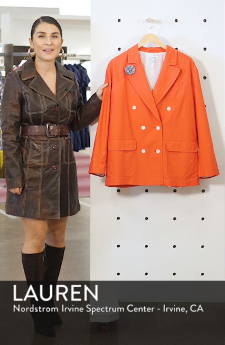 Double Breasted Oxford Blazer, sales video thumbnail