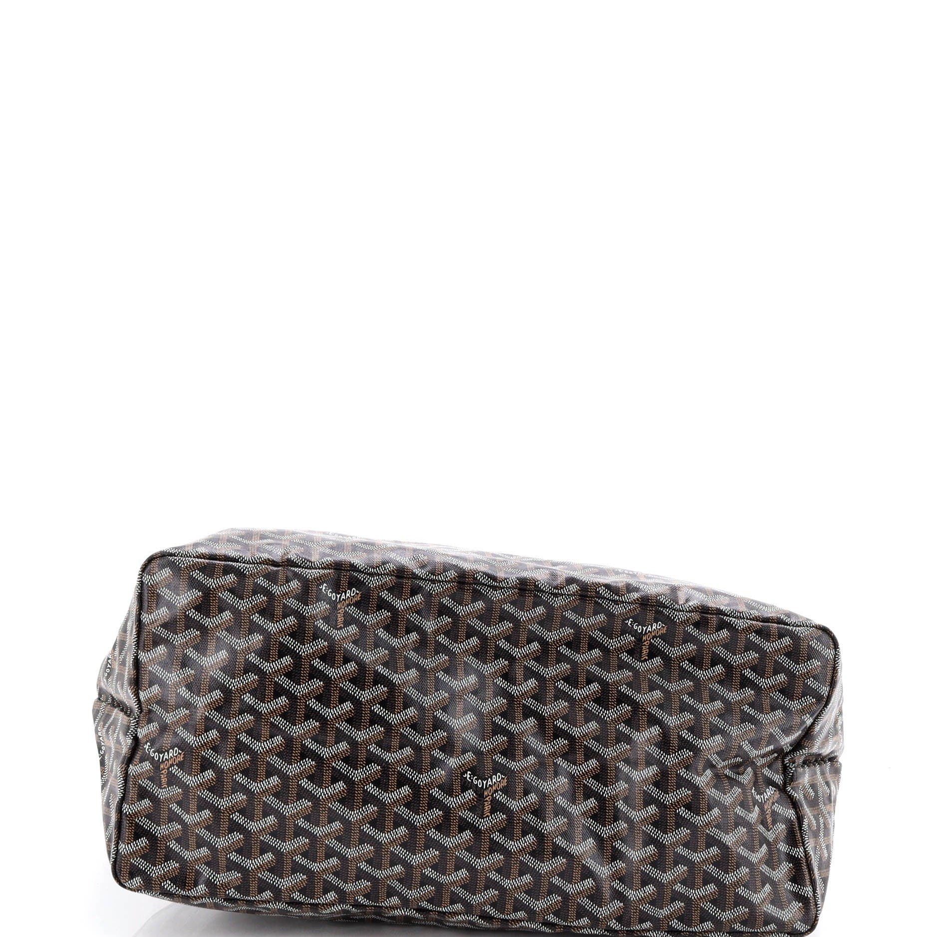 Pre-Owned Goyard Saint Louis Tote Coated Canvas GM, Alternate, color, Brown