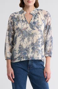 Tart Cheri Split Neck Top