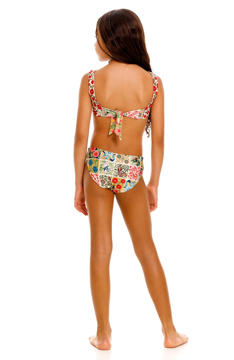 Agua Bendita Kids' Harvest Sheila Reversible Two-Piece Swimsuit, Alternate, color, 