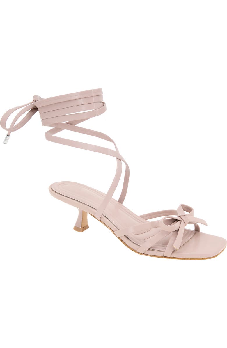 BCBGeneration Imerez Ankle Wrap Sandal, Main, color, Adobe Rose