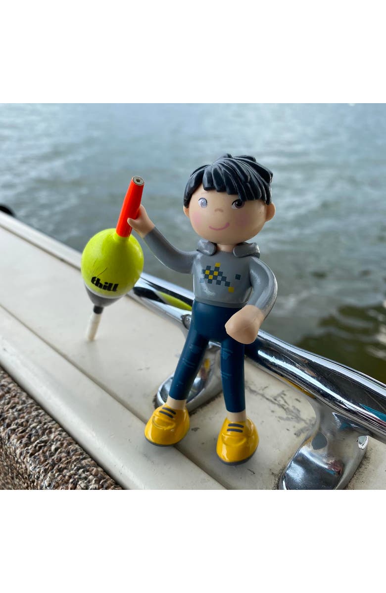 HABA Little Friends Liam - 3.75" Boy Dollhouse Toy Figure with Black Hair, Alternate, color,