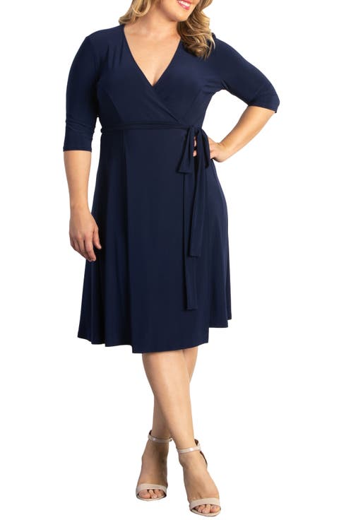Essential Wrap Dress (Plus Size)