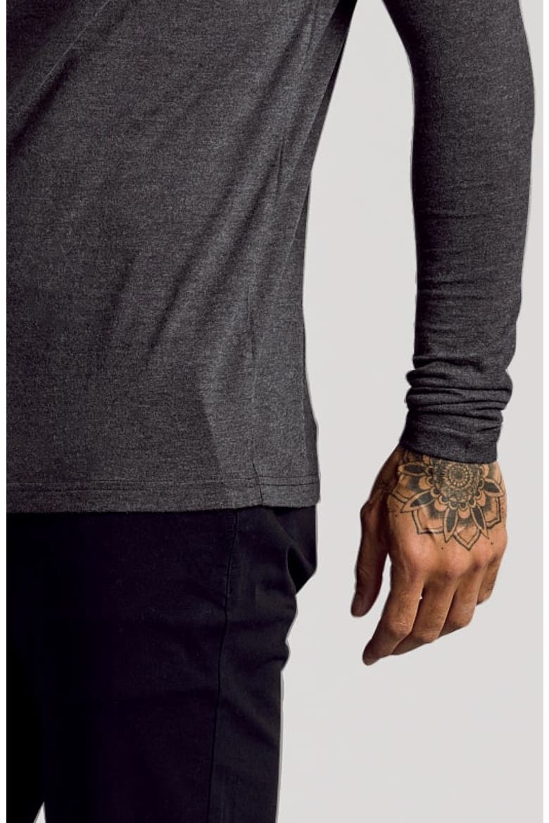 Tall Classic Long Sleeve T-Shirt, Alternate, color, CHARCOAL GREY