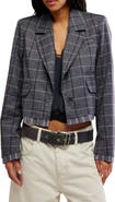 Free People Academia Cropped Blazer