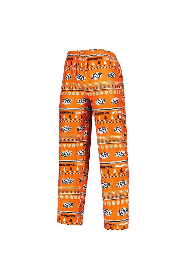 Men's Concepts Sport Orange Oklahoma State Cowboys Swivel Long Sleeve T-Shirt & Pants Sleep Set, Alternate, color, Orange