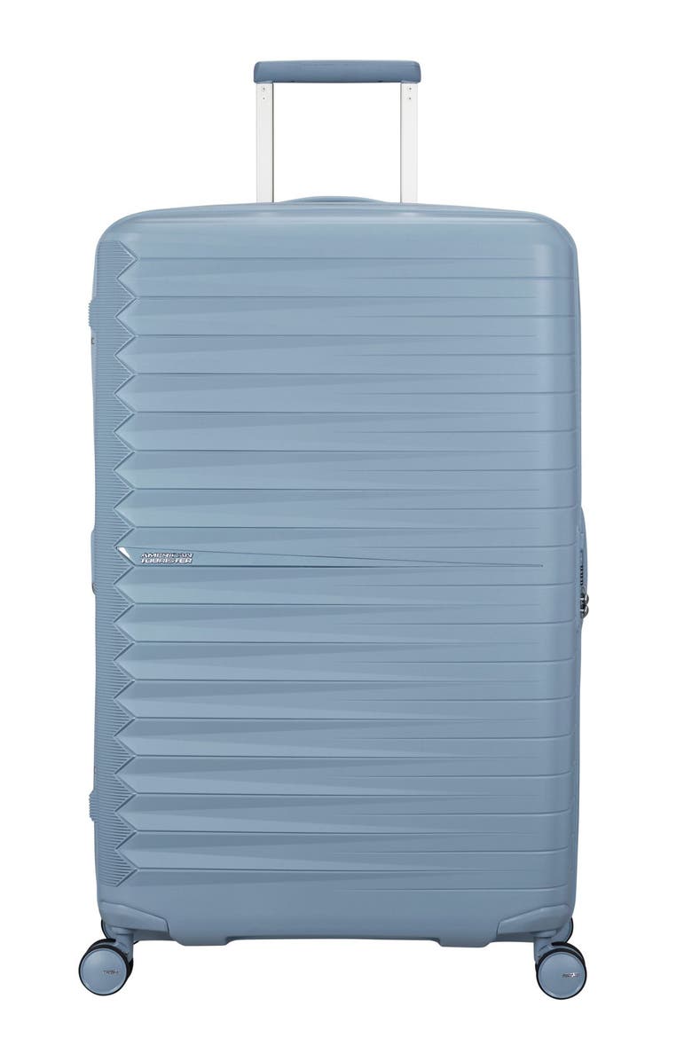Fastfoward Expandable Hardside 30" Checked Spinner, Alternate, color, Steel Blue